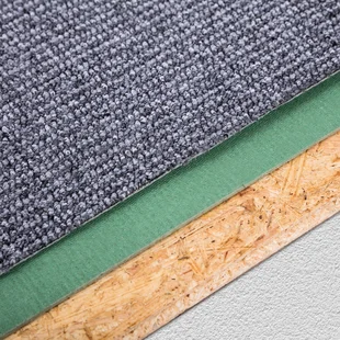 Textile Beläge - Nahaufnahme von einem grauen Teppich - Stock-Fotografie